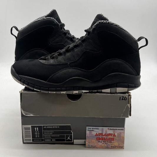 Size 11 - Air Jordan 10 Retro Stealth (310805-003)