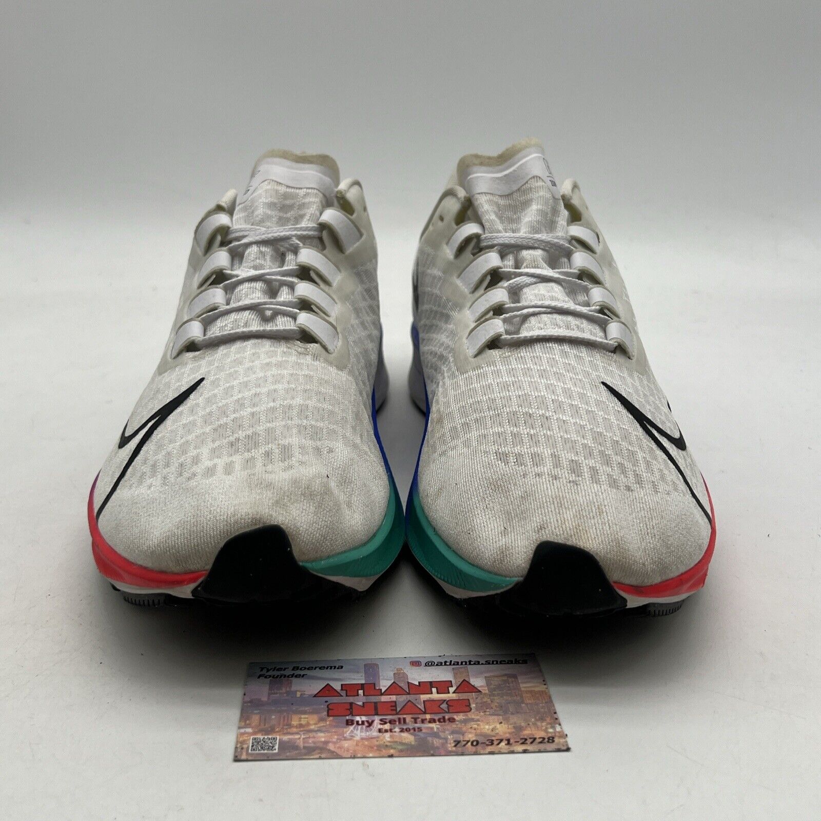 Size 11.5 - Nike Air Zoom Pegasus 37 White Multi (BQ9646-103)