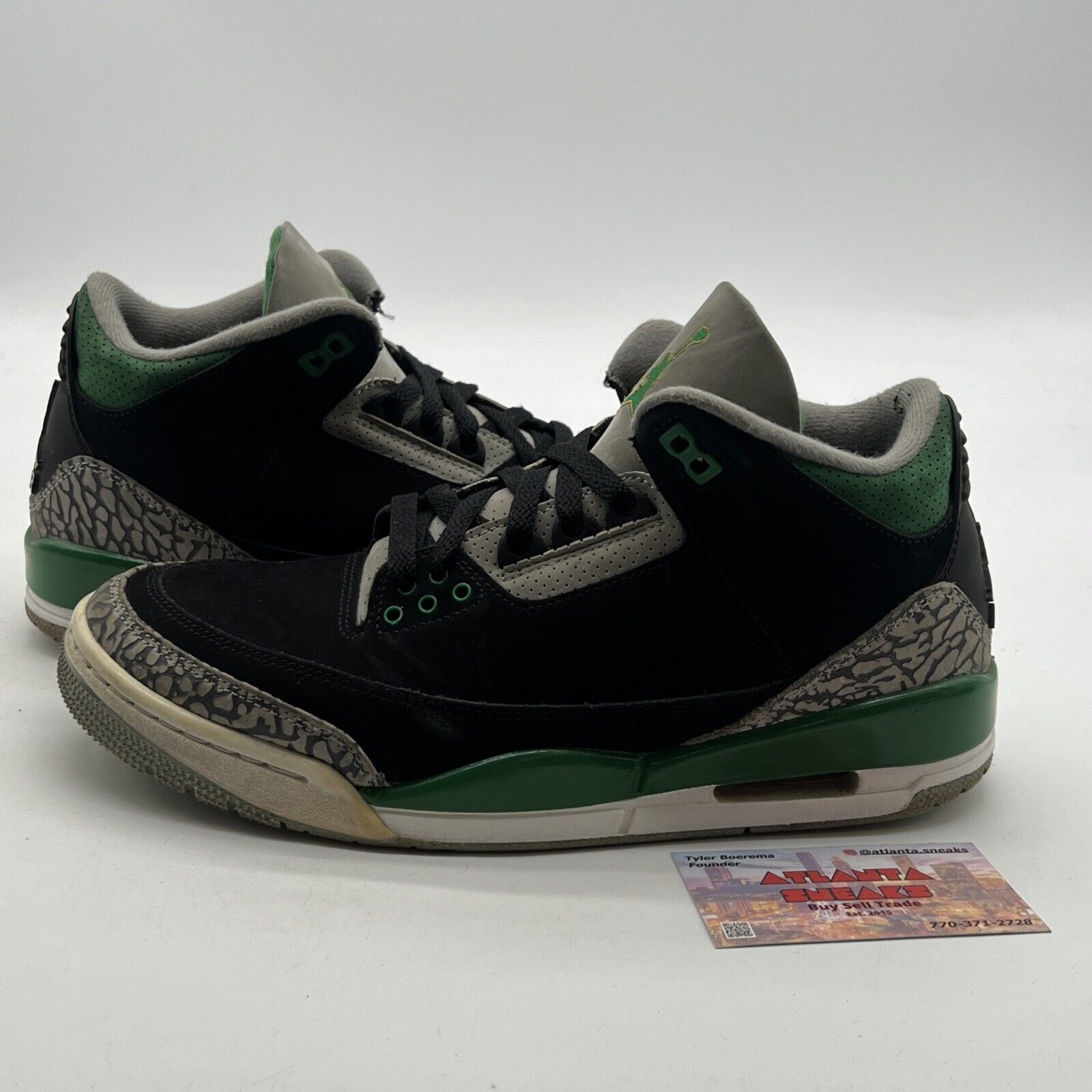 Size 8.5 - Air Jordan 3 Retro Mid Pine Green (CT8532-030)