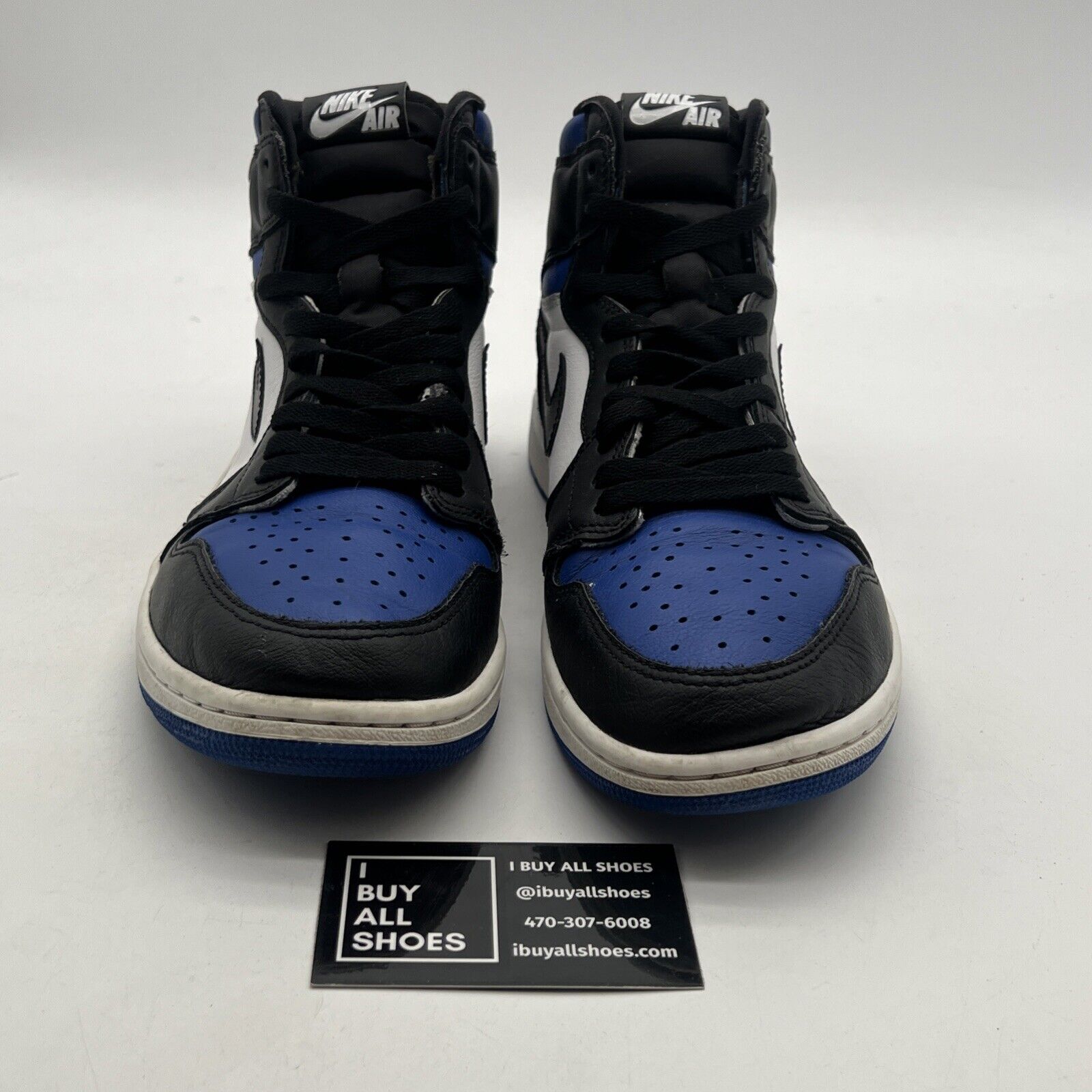 Size 10.5 - Air Jordan 1 Retro OG High Royal Toe (555088-041)