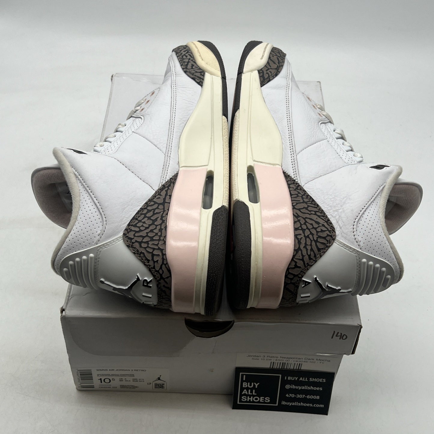 Size 10.5 - Air Jordan 3 Retro 'Neapolitan' 2022 (CK9246-102)