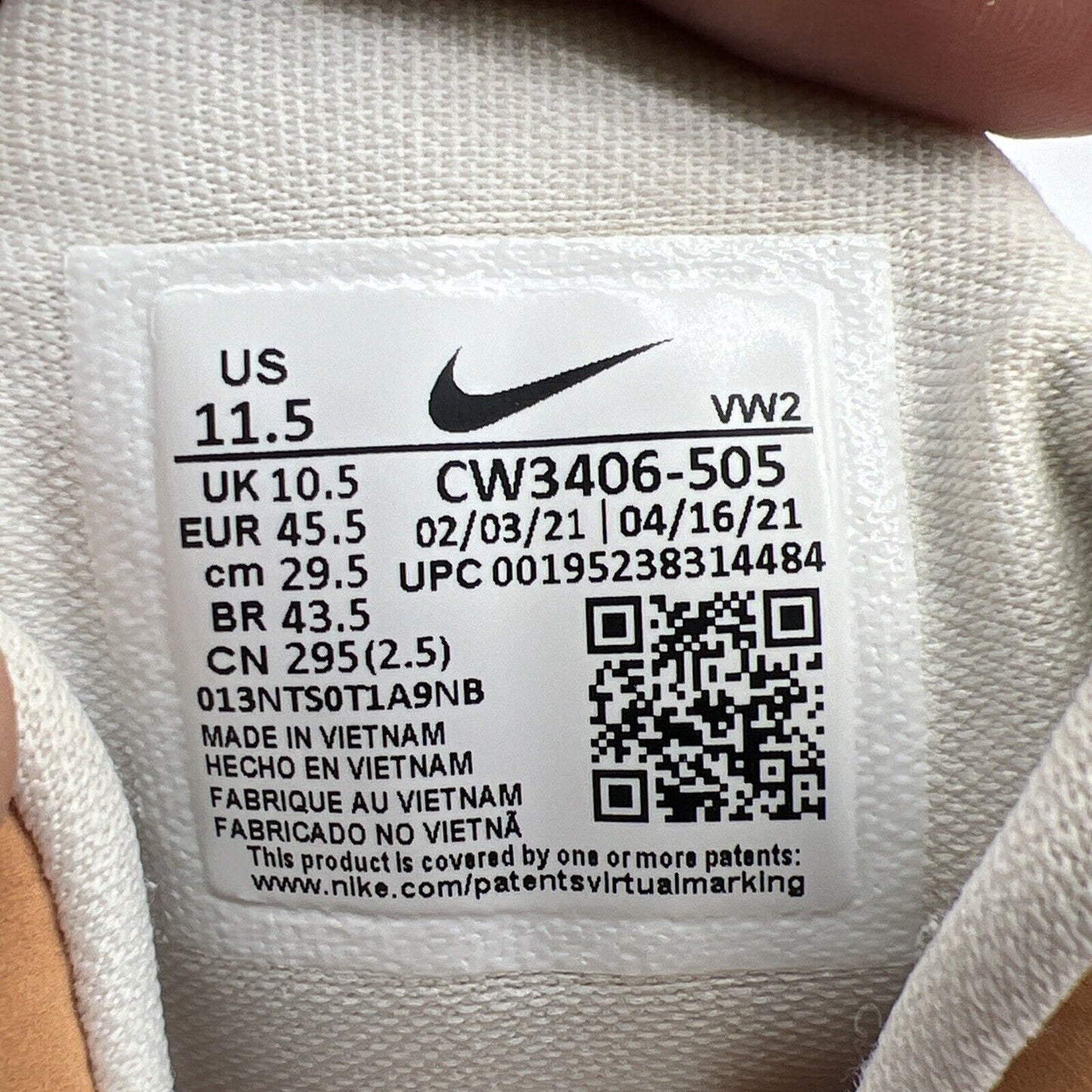 Size 11.5 - Nike Space Jam x Renew Elevate 2 Hares Grey Black (CW3406-505)