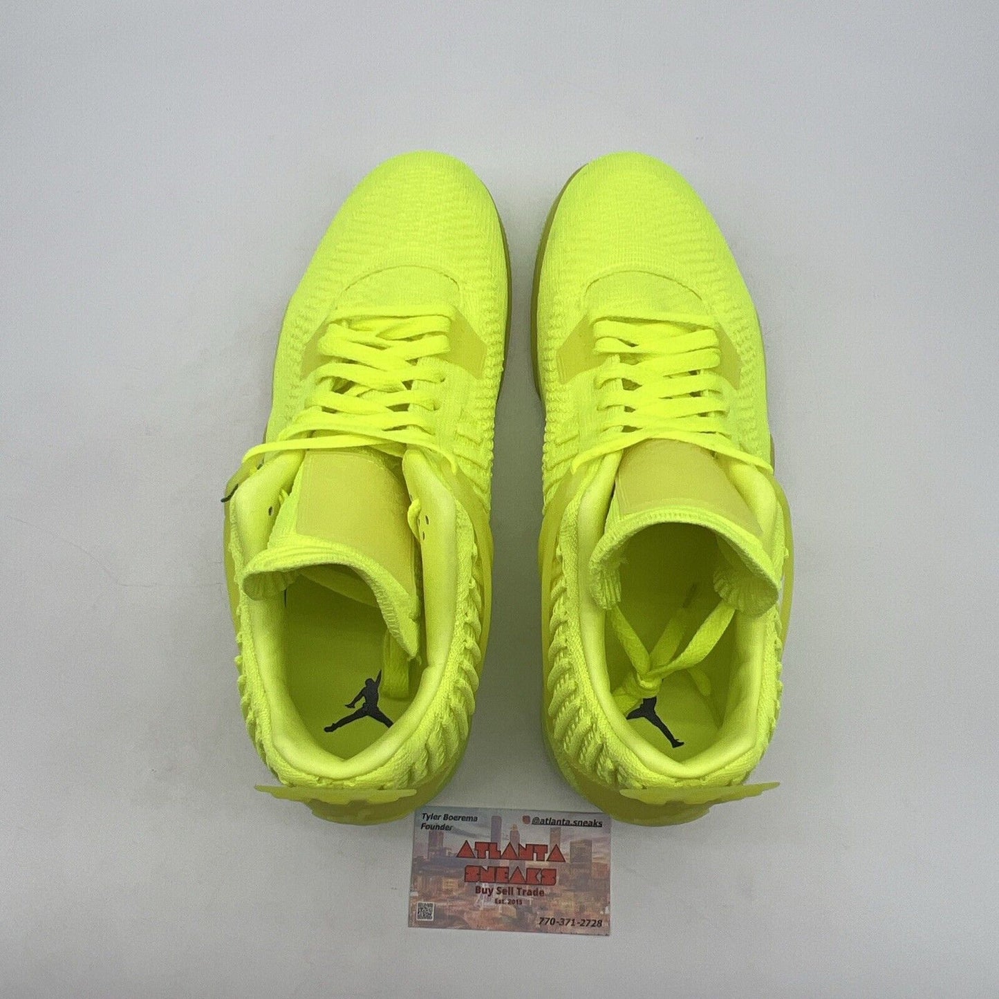 Size 12 - Air Jordan 4 Retro Flyknit Volt (AQ3559-700)