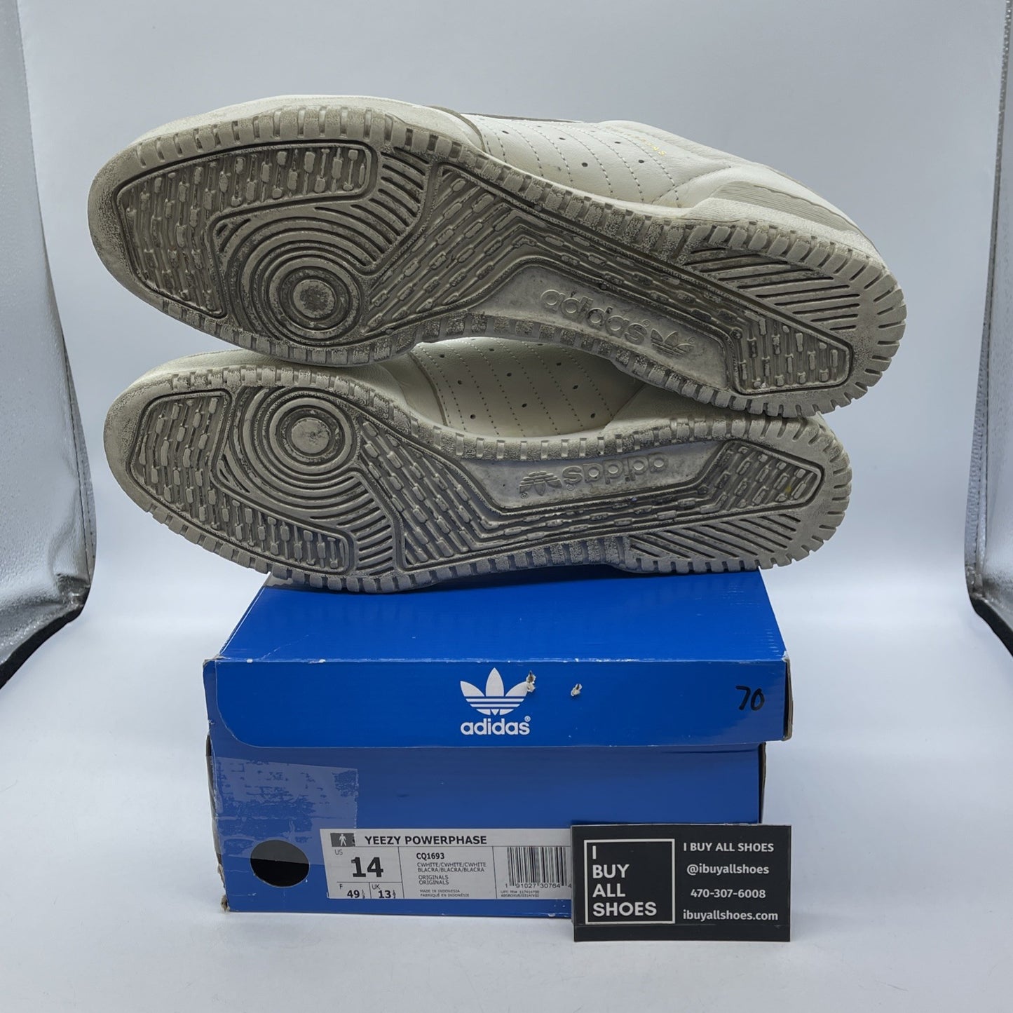 Size 14 - adidas Yeezy PowerPhase Calabasas OG Brown Leather (CQ1693)