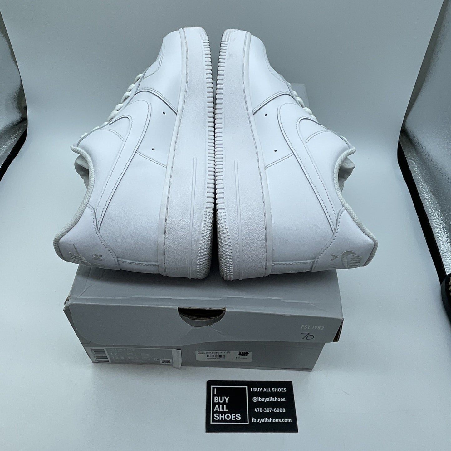 Size 12 - Nike Air Force 1 '07 Low Triple White Leather (CW2288-111)