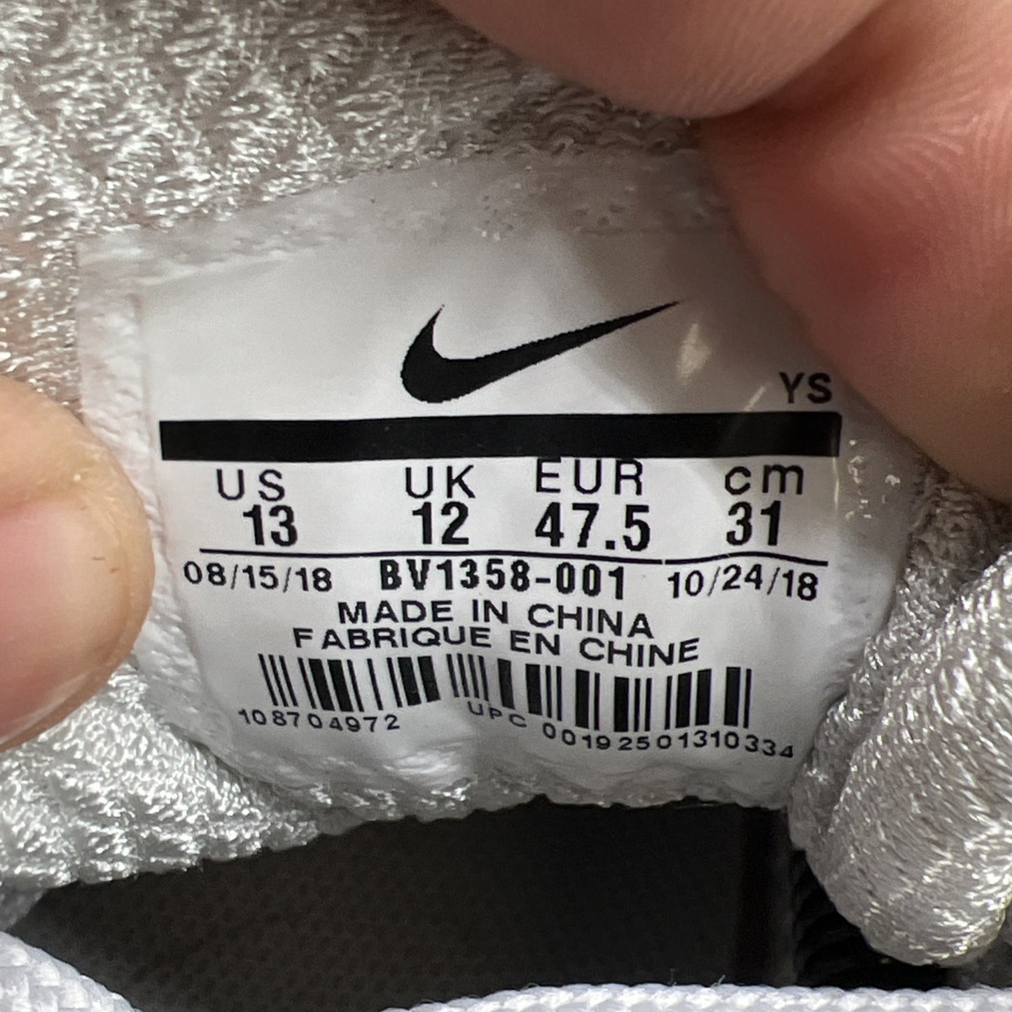 Size 13 - Nike Air Zoom Vomero 5 2019 Vast Grey (BV1358-001)