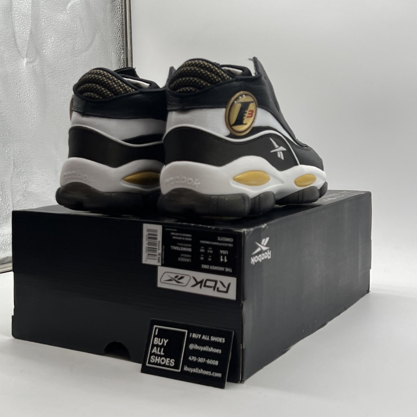 Size 11 - Reebok The Answer DMX Basketball Retro Shoes (GW6372)
