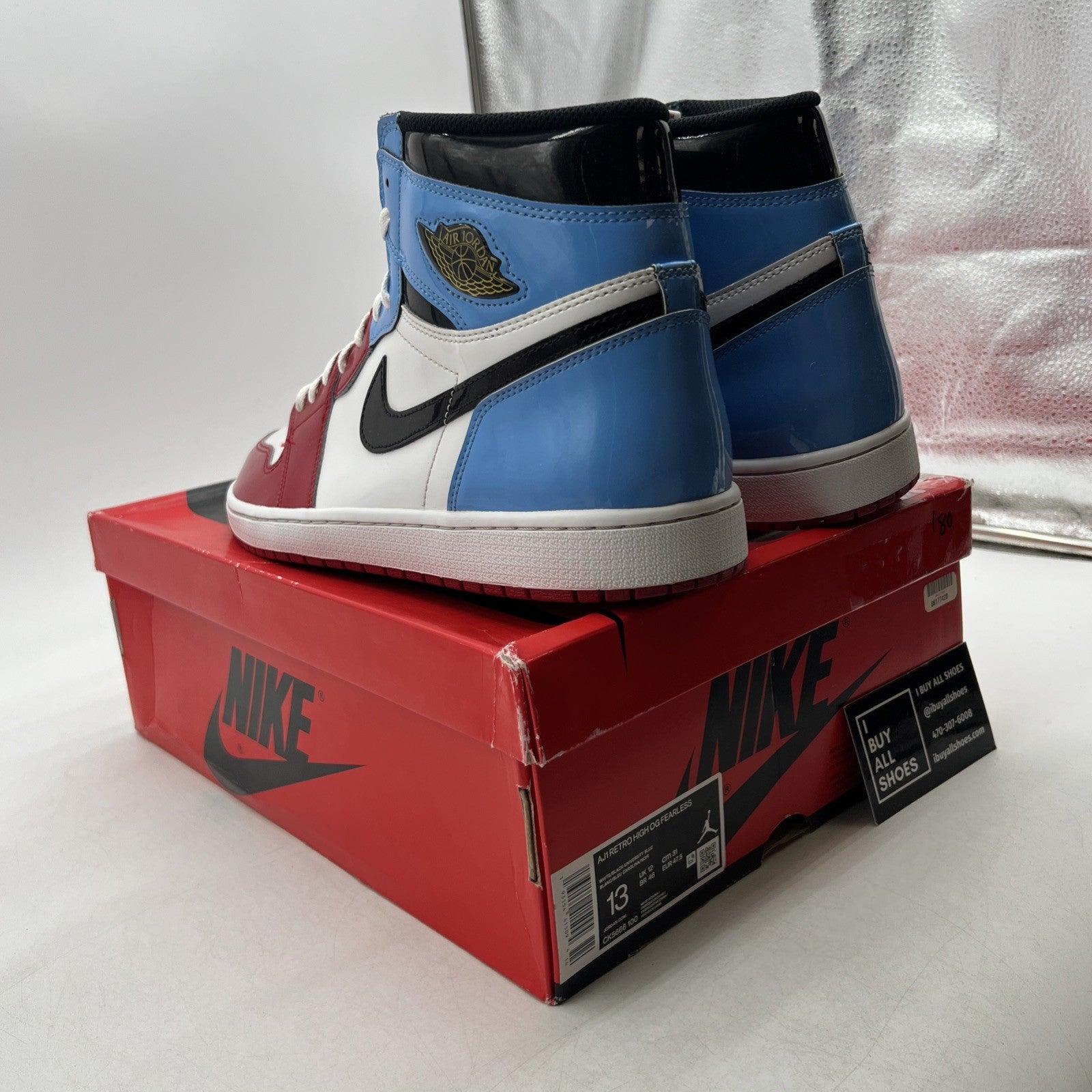 Size 13 - Air Jordan 1 Retro OG High Fearless (CK5666-100)