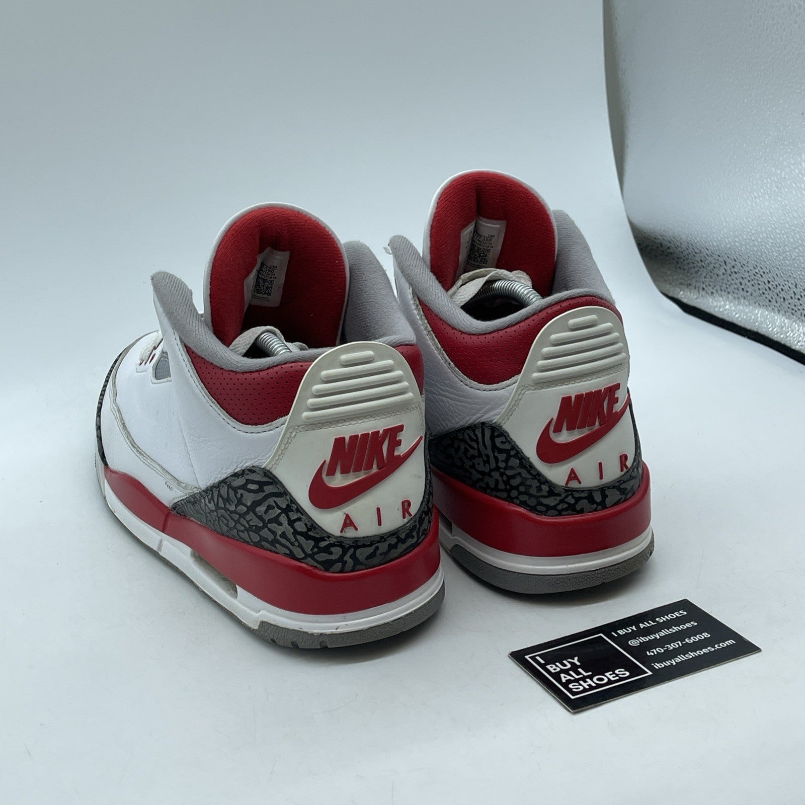 Size 11 - Jordan 3 Retro Mid Fire Red Grey White Suede Leather (DN3707-160)