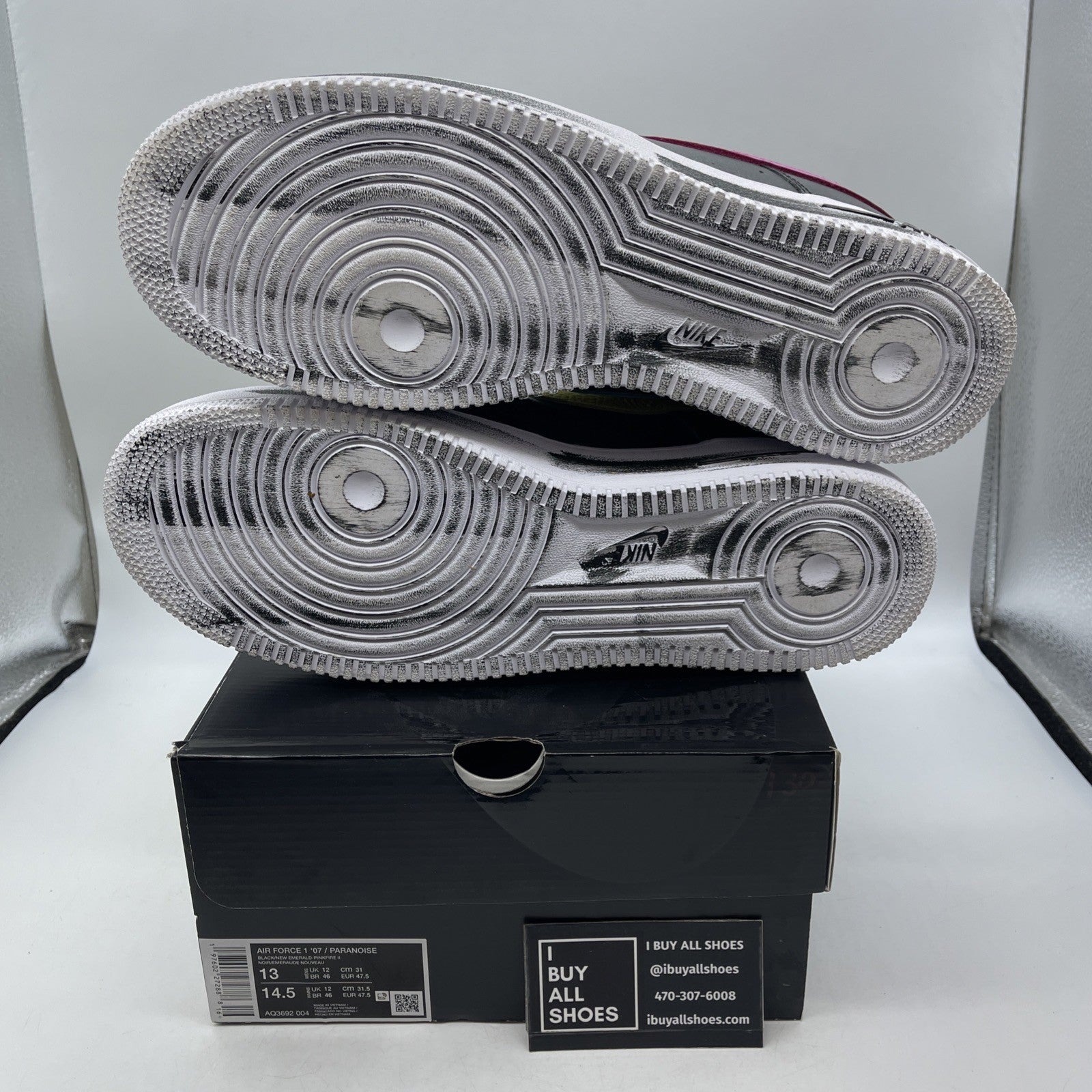 Size 13 - Nike G-Dragon x Air Force 1 '07 Para-Noise 3.0 (AQ3692-004)