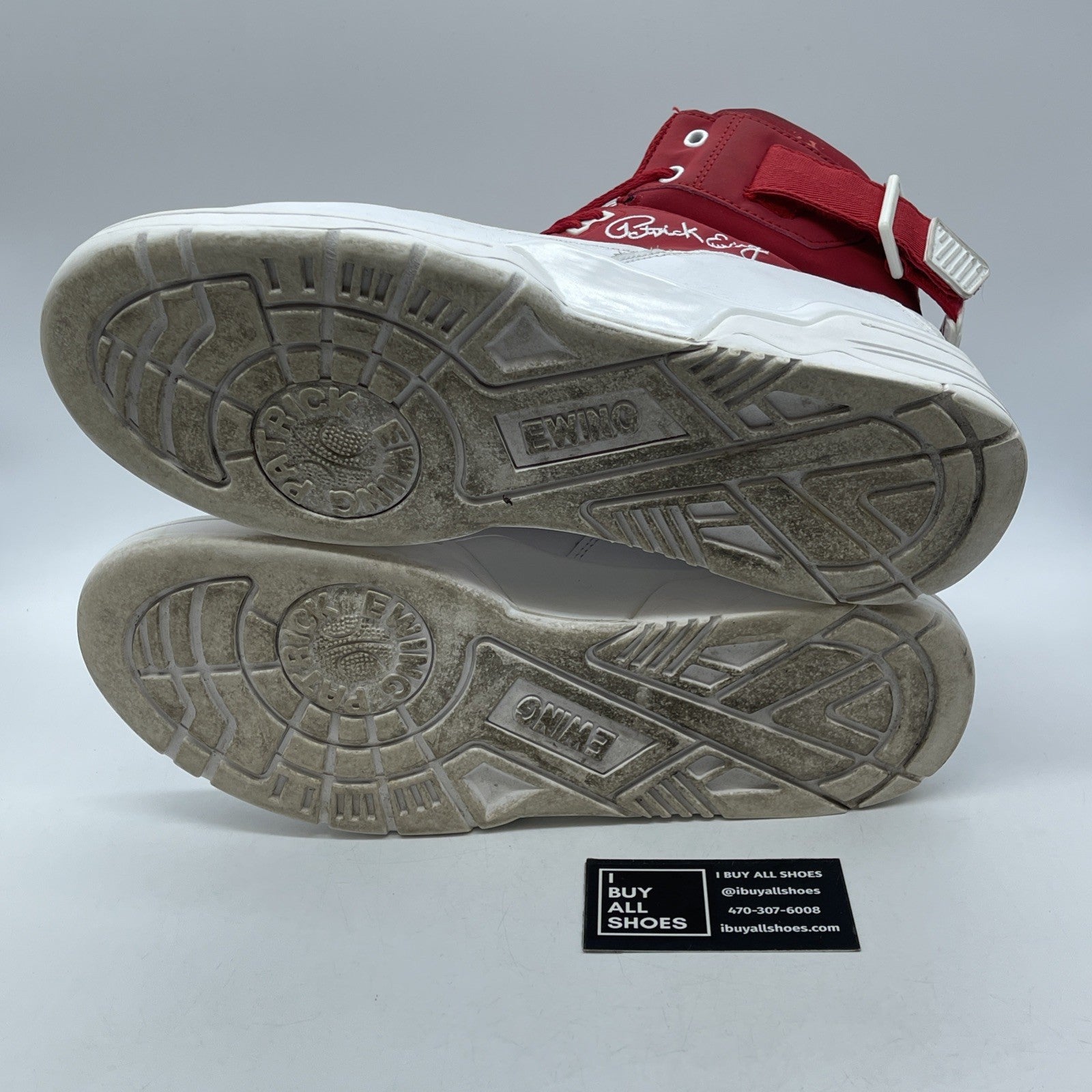 Size 13 - Ewing 33 HI Strawberries and Cream Red White Suede (1EW90161-611)
