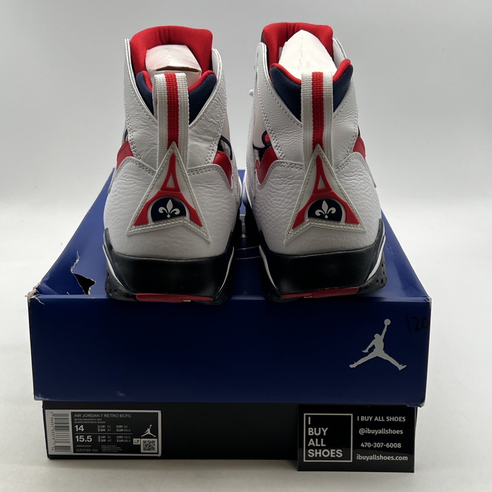 Size 14 - Paris Saint-Germain x Air Jordan 7 Retro Paname (CZ0789-105)