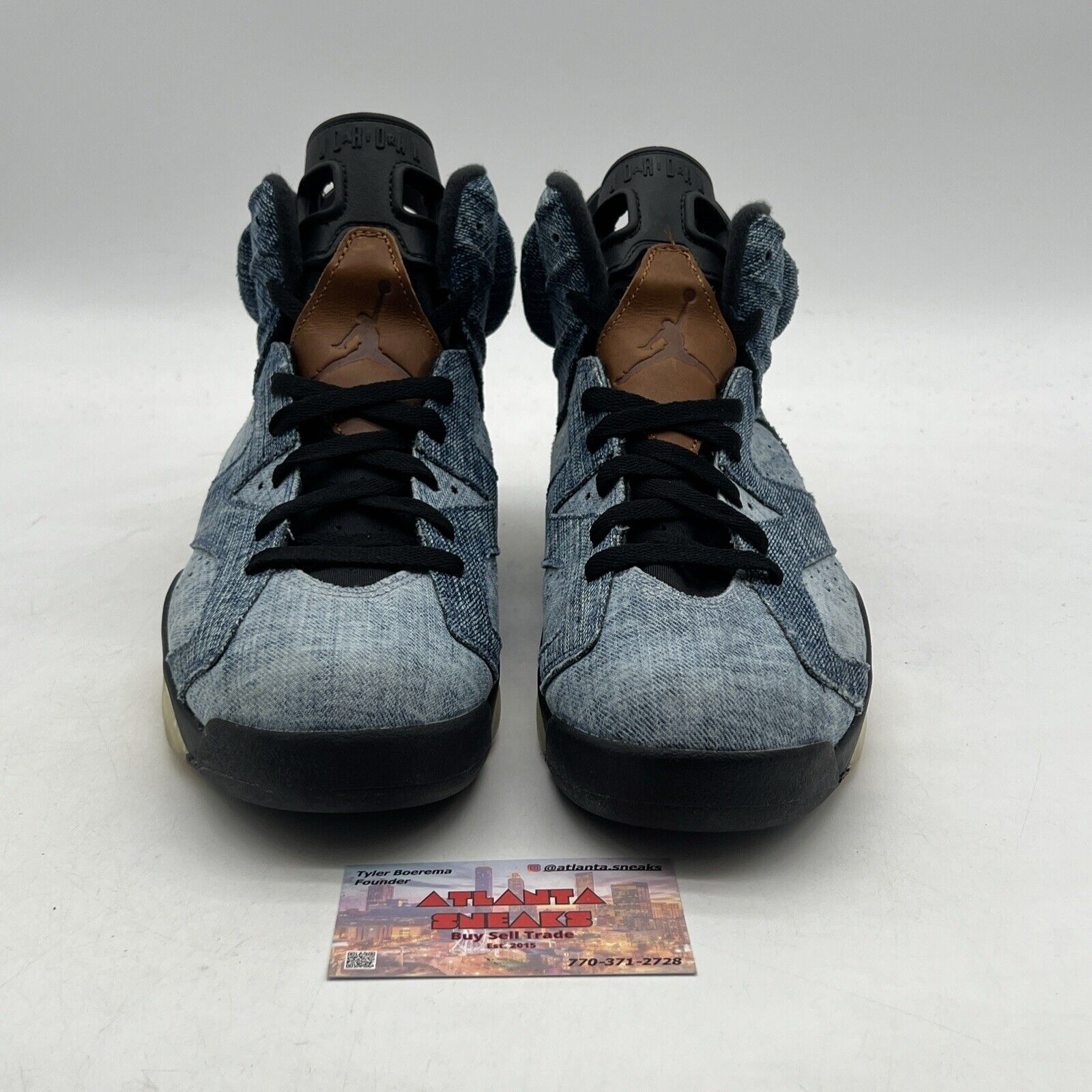 Size 9.5 - Air Jordan 6 Retro Washed Denim (CT5350-401)