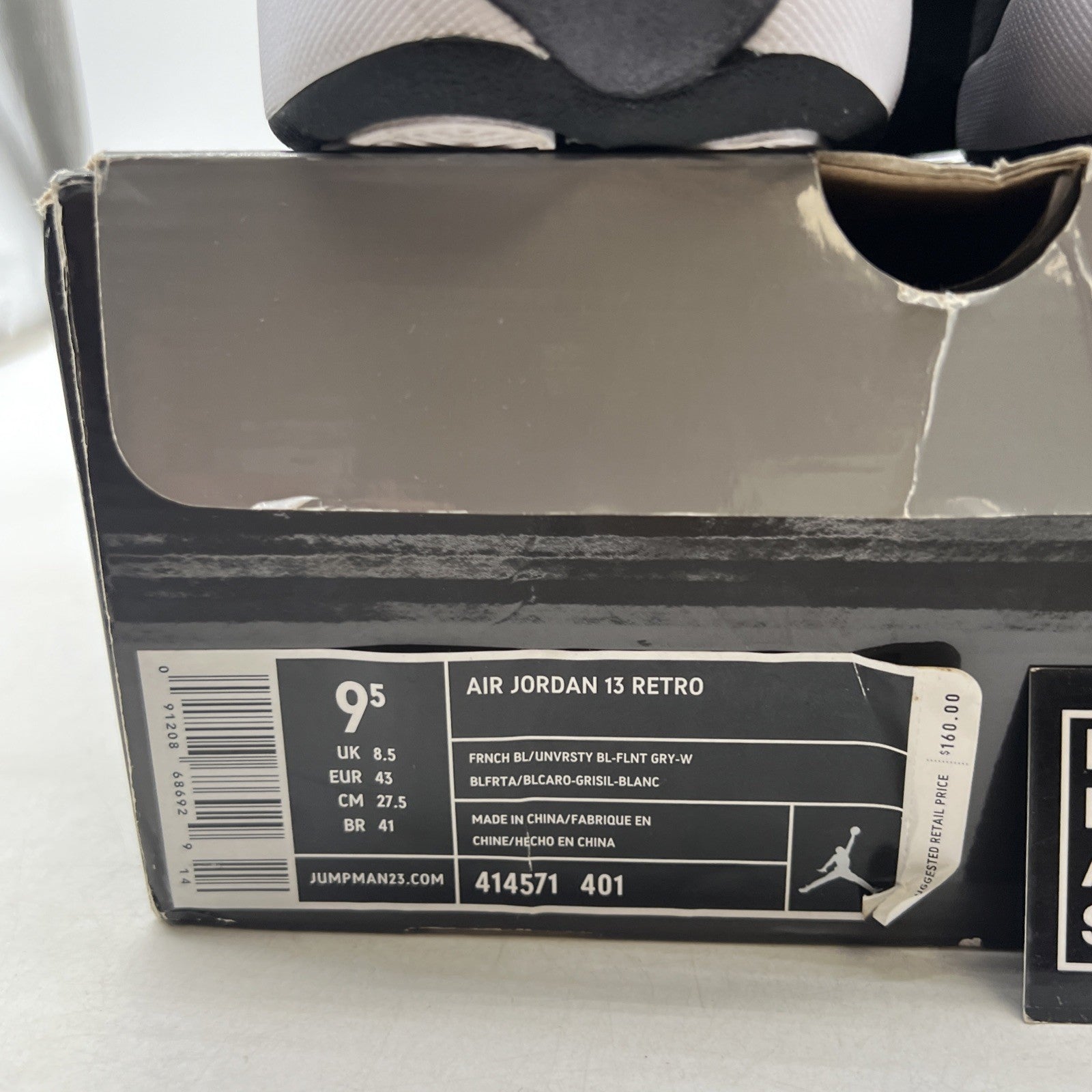 Size 9.5 - Air Jordan 13 Retro 2010 Flint (414571-401)