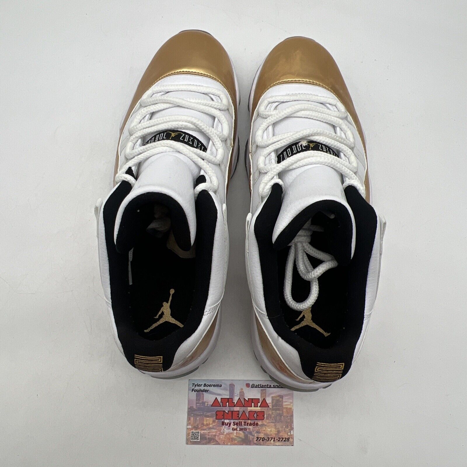 Size 10.5 - Air Jordan 11 Retro Low Closing Ceremony White Gold (528895-103)