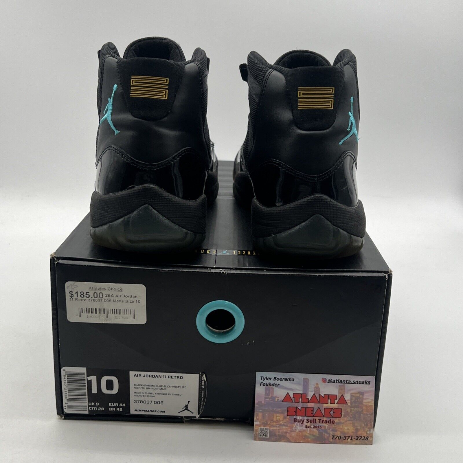 Size 10 - Air Jordan 11 Retro High Gamma Blue (378037-006)