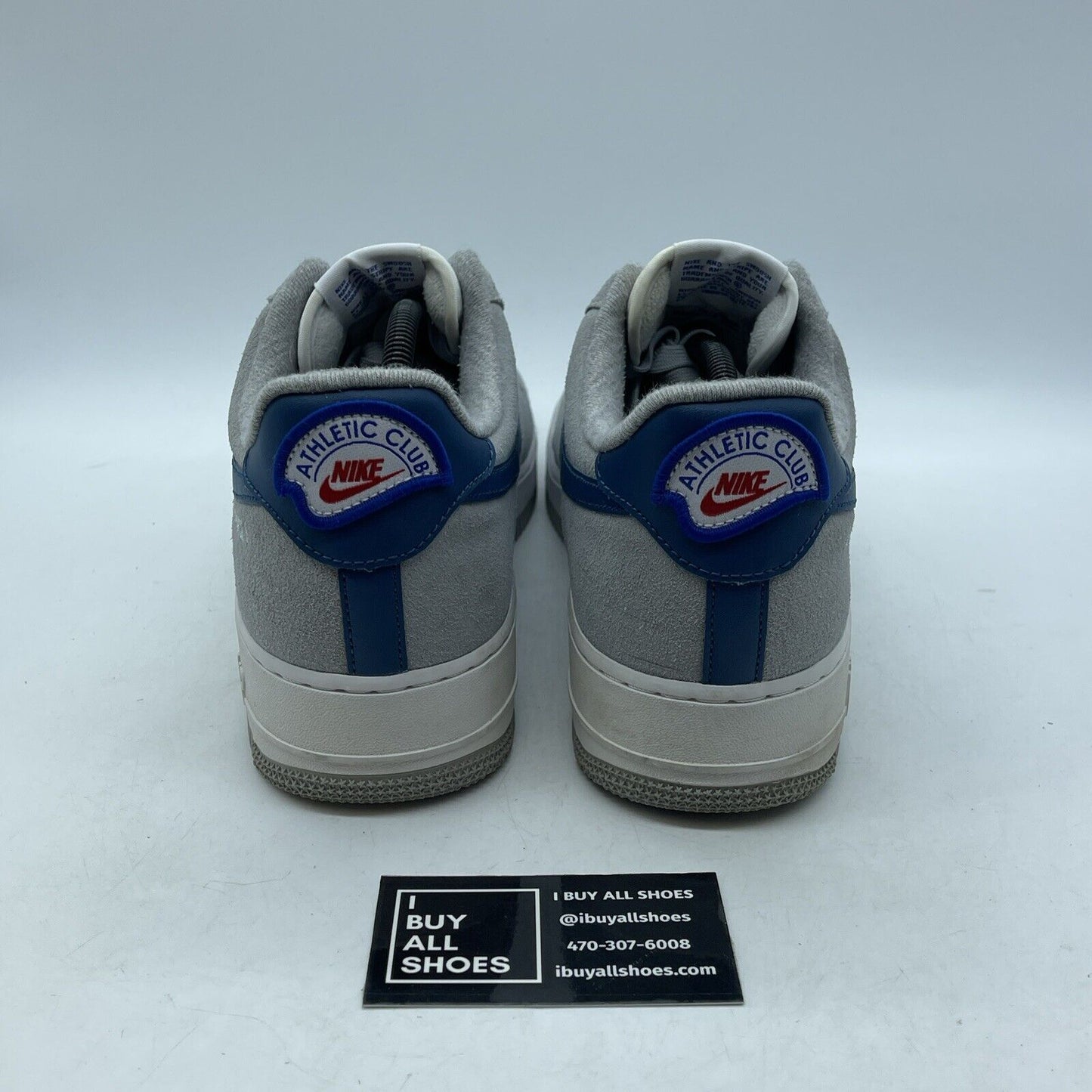 Size 11 - Nike Air Force 1 '07 LV8 Athletic Club White Blue (DH7568-001)