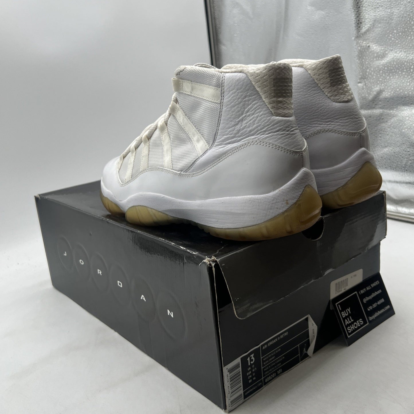 Size 13 - Air Jordan 11 Retro Silver Anniversary (408201-101)