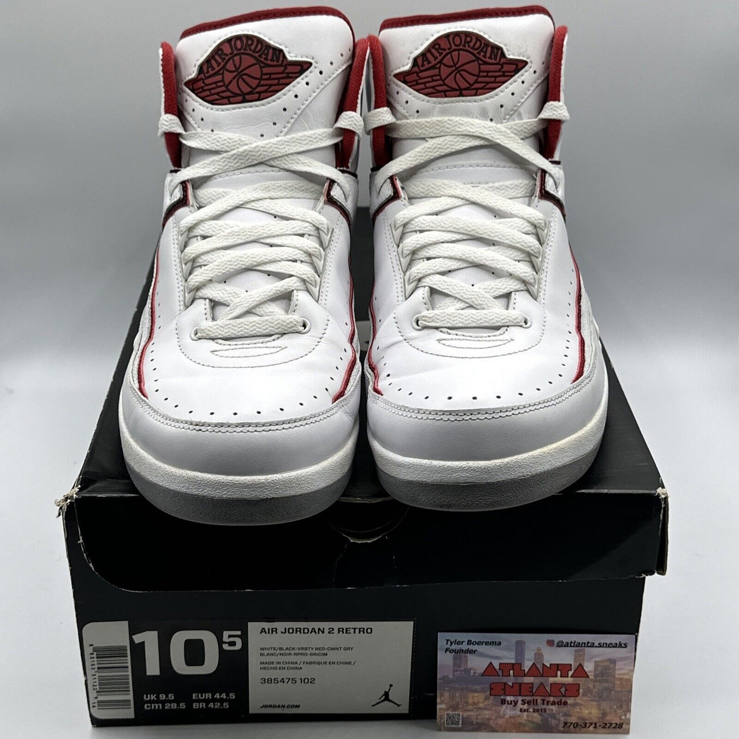 Size 10.5 - Jordan 2 Retro Chicago Home 2014