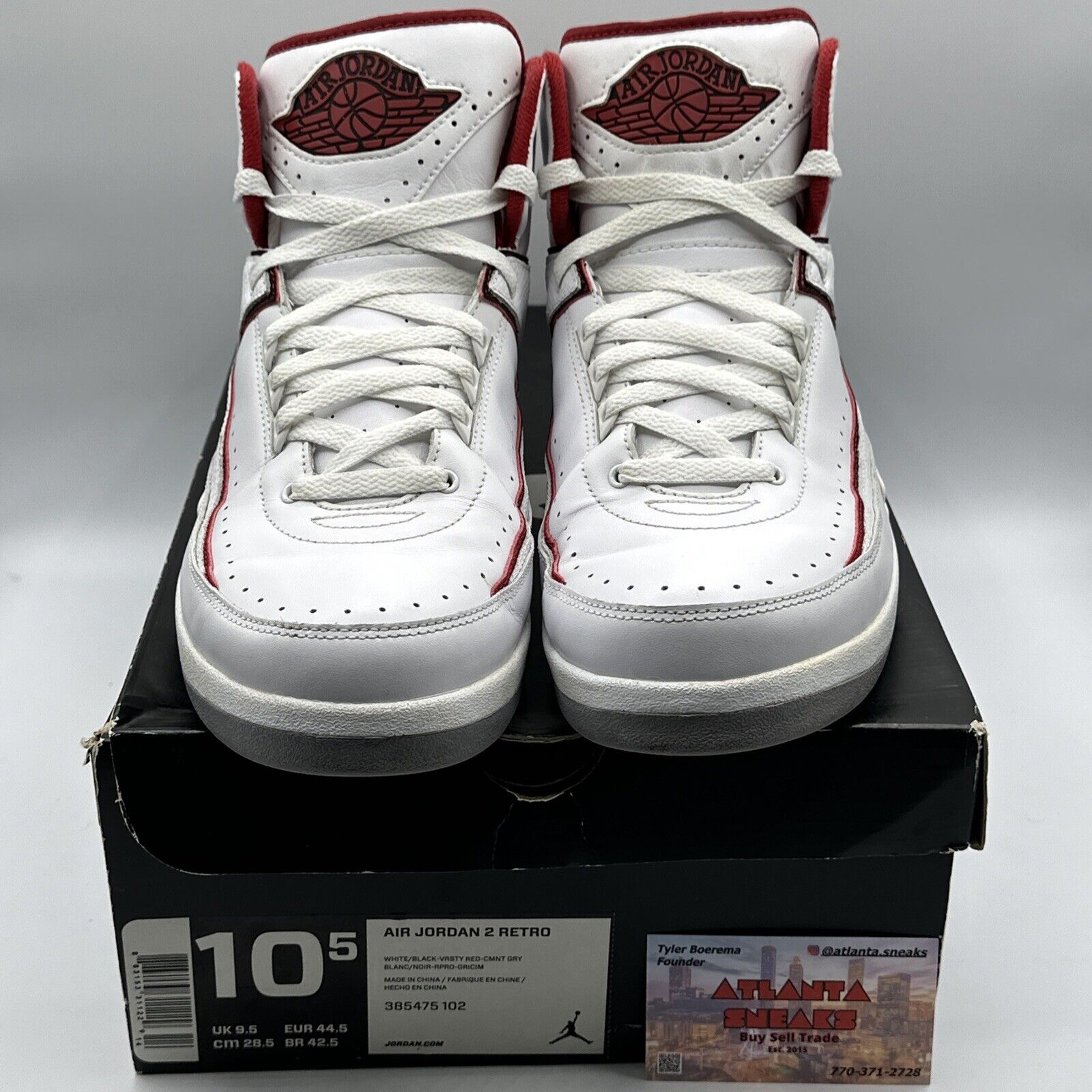 Size 10.5 - Jordan 2 Retro Chicago Home 2014