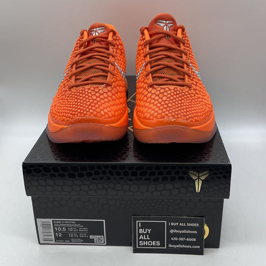 Size 10.5 - Nike Zoom Kobe 6 Protro Total Orange Leather (IH1871-800)