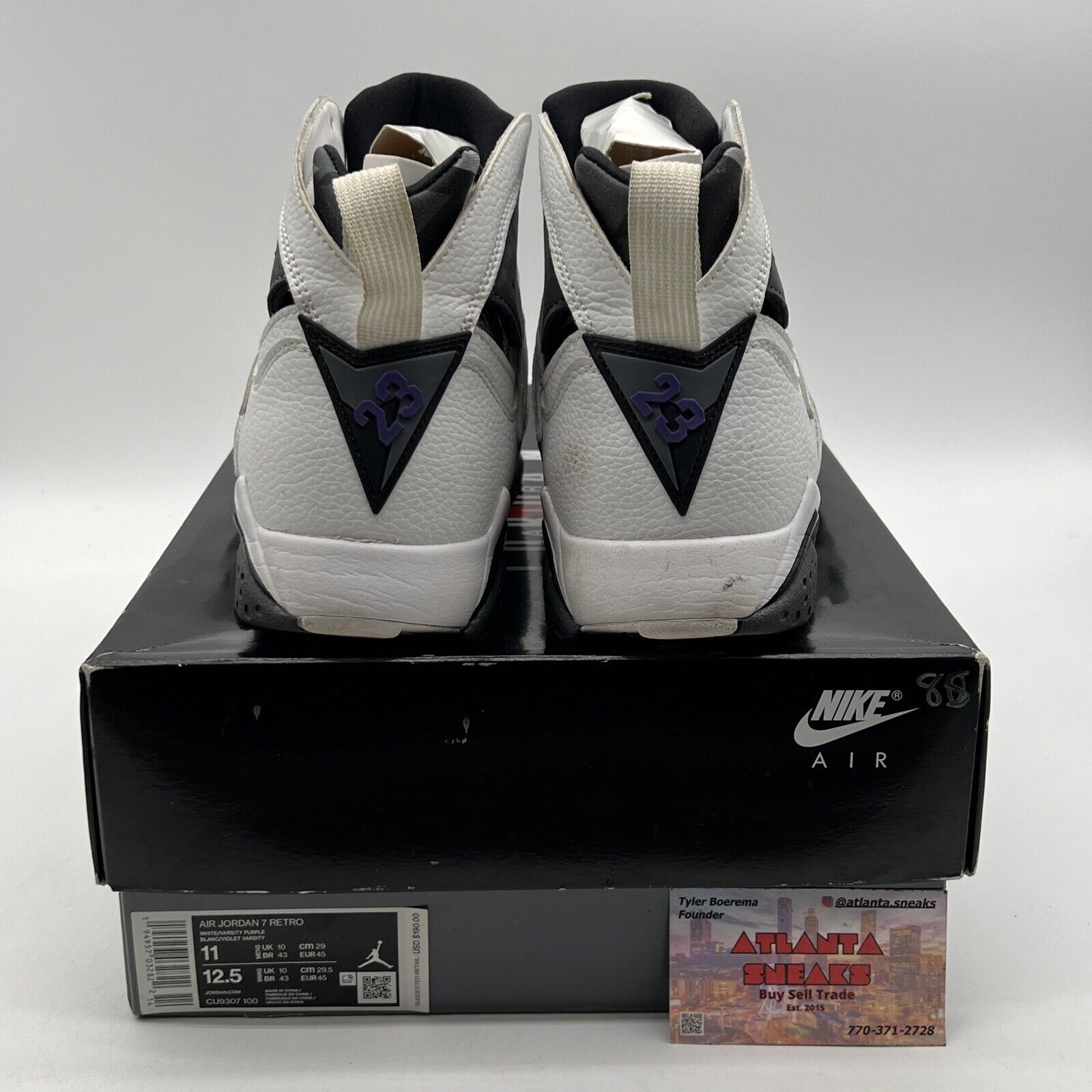 Size 11 - Air Jordan 7 Retro 2021 Flint White Leather Grey Suede (CU9307-100)