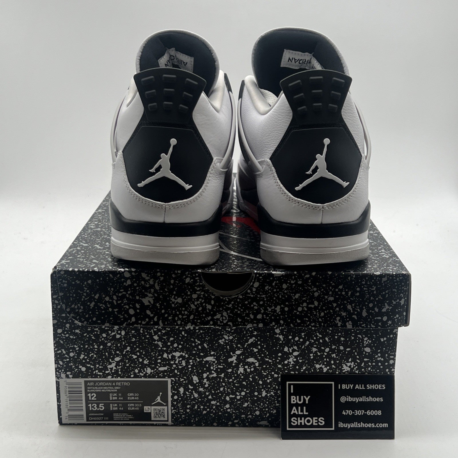 Size 12 - Air Jordan 4 Retro Mid Military Black (DH6927-111)