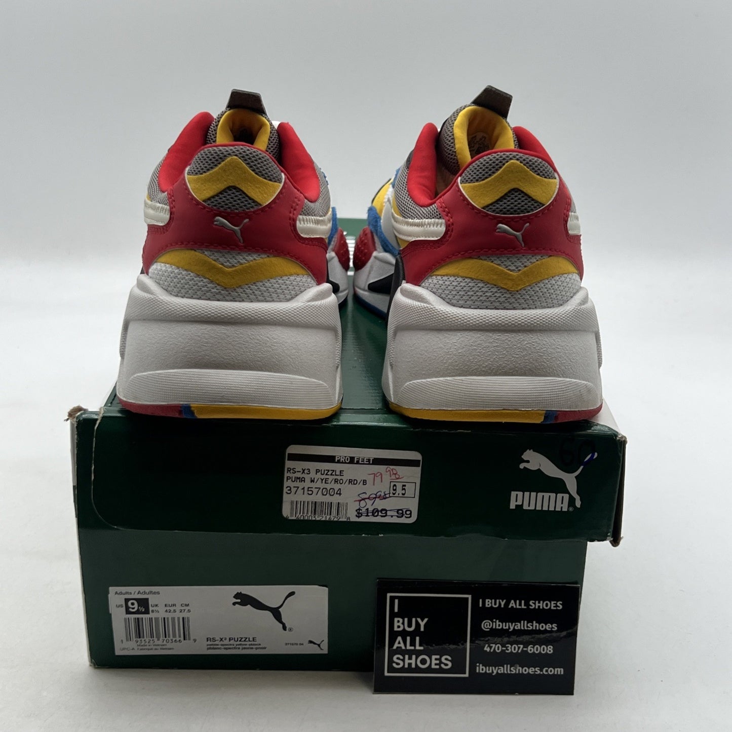 Size 9.5 - Puma RS-X3 Puzzle - (371570-04)