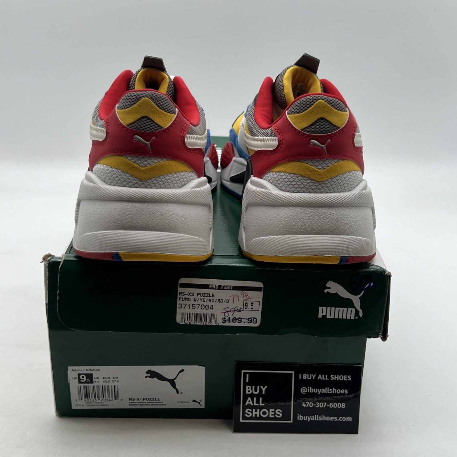 Size 9.5 - Puma RS-X3 Puzzle - (371570-04)