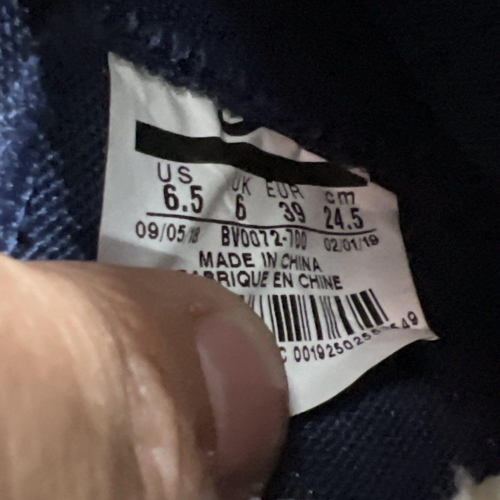 Size 6.5 - Nike sacai x Blazer Mid Maize Navy (BV0072-700)