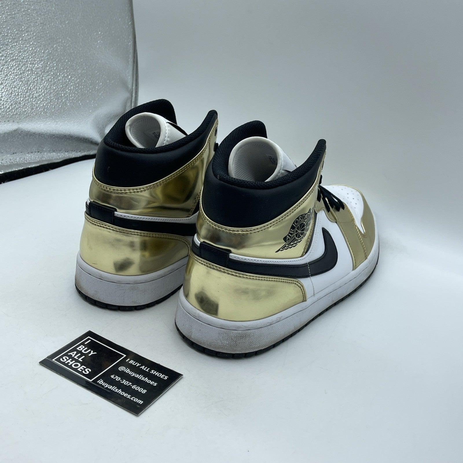 Size 13 - Air Jordan 1 Mid SE Metallic Gold 2020 (DC1419-700)