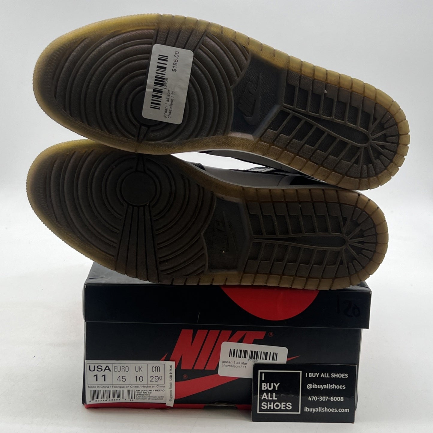 Size 11 - Air Jordan 1 Retro OG High All Star - Chameleon (907958-015)