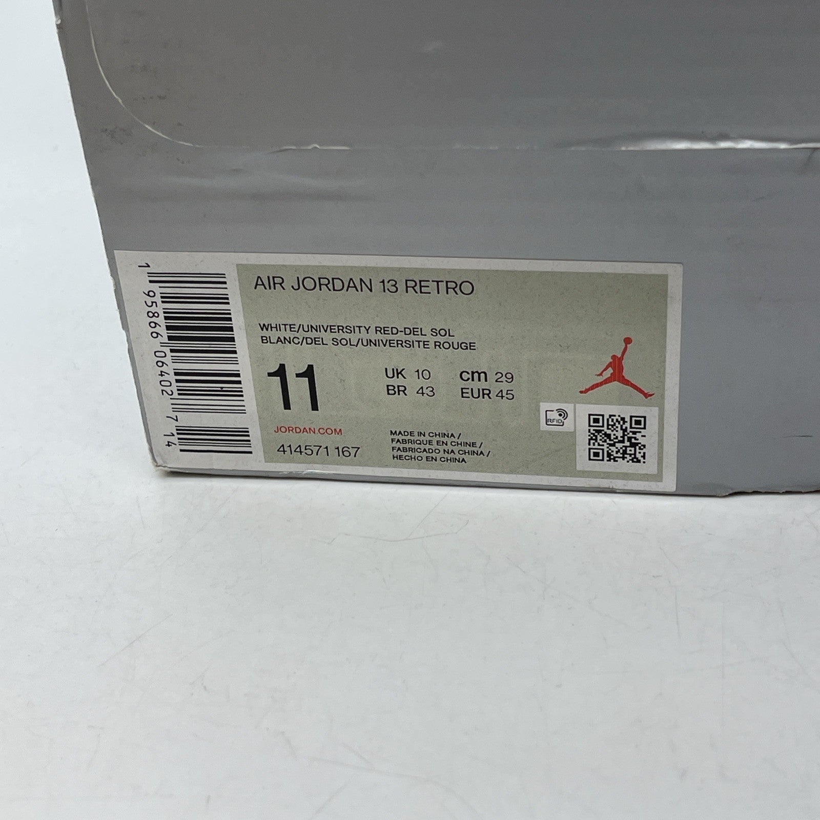 Size 11 - Air Jordan 13 Del Sol 2022 (414571-167)