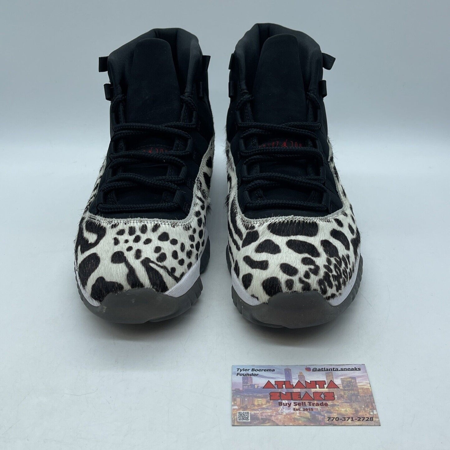 Size 11W - Air Jordan 11 Retro Animal Instinct Black White Brown (AR0715-010)