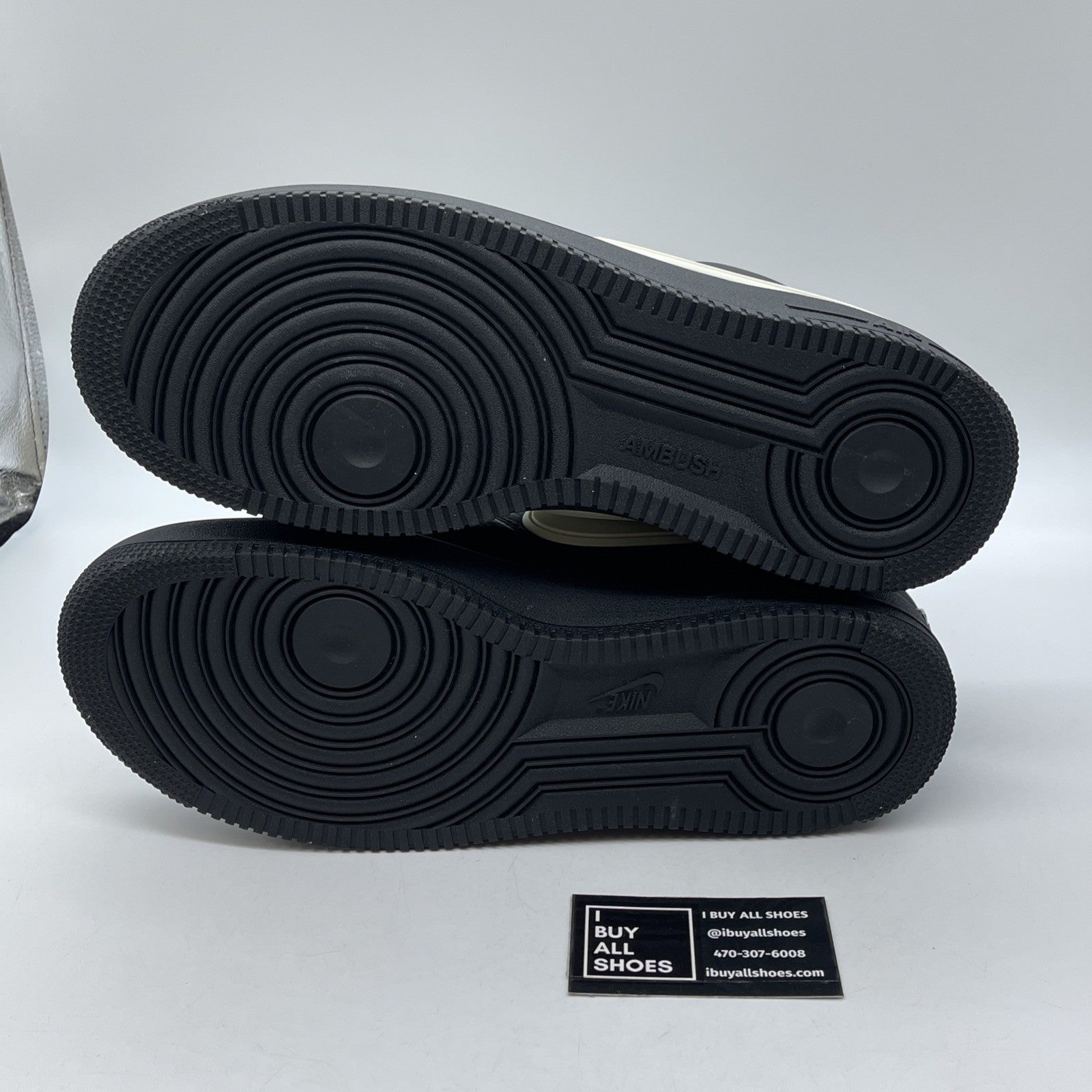 Size 13 - Nike AMBUSH x Air Force 1 Low Black White Leather (DV3464-001)