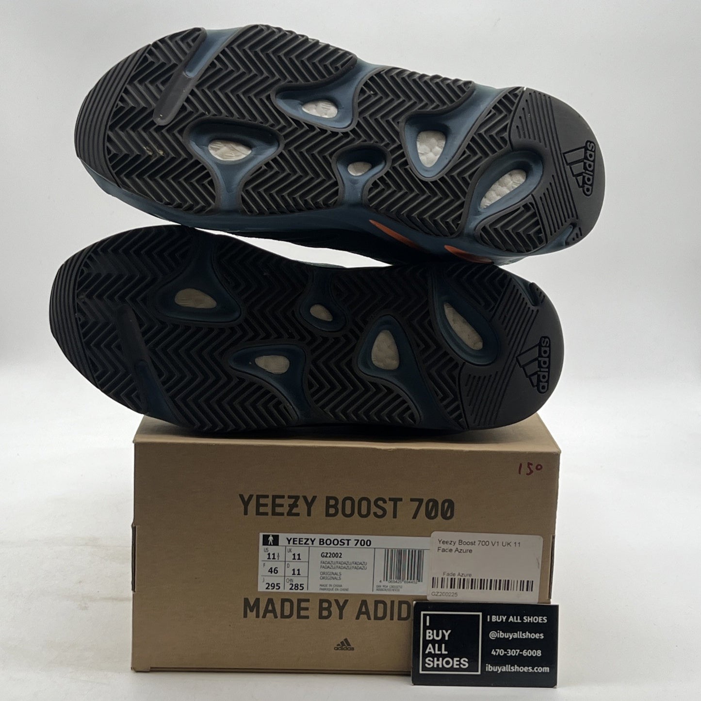 Size 11.5 - adidas Yeezy Boost 700 Faded Azure (GZ2002)