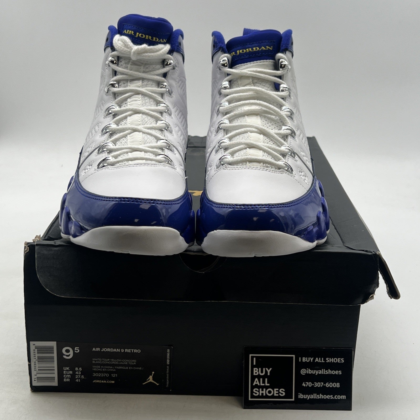 Size 9.5 - Air Jordan 9 Retro Kobe (302370-121)