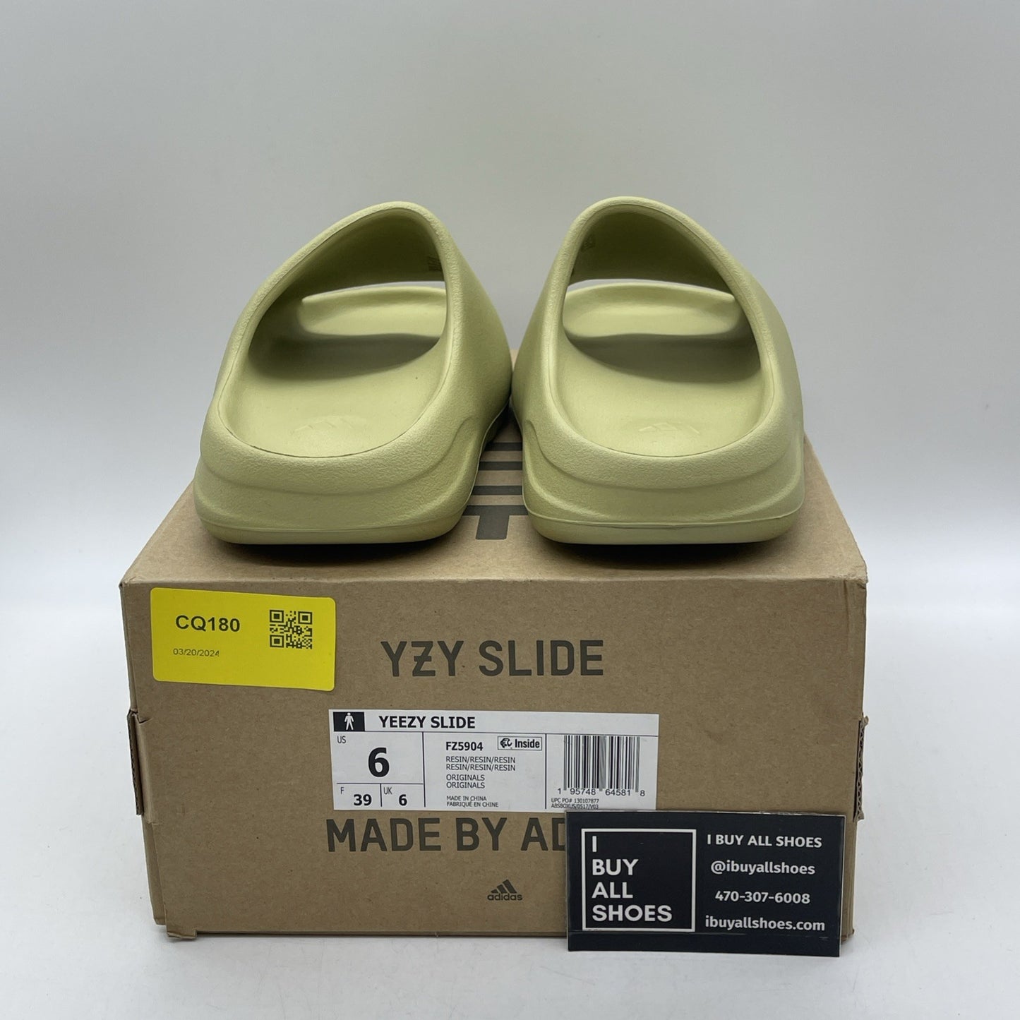 Size 6 - Adidas Yeezy Slide Resin 2022 (FZ5904)