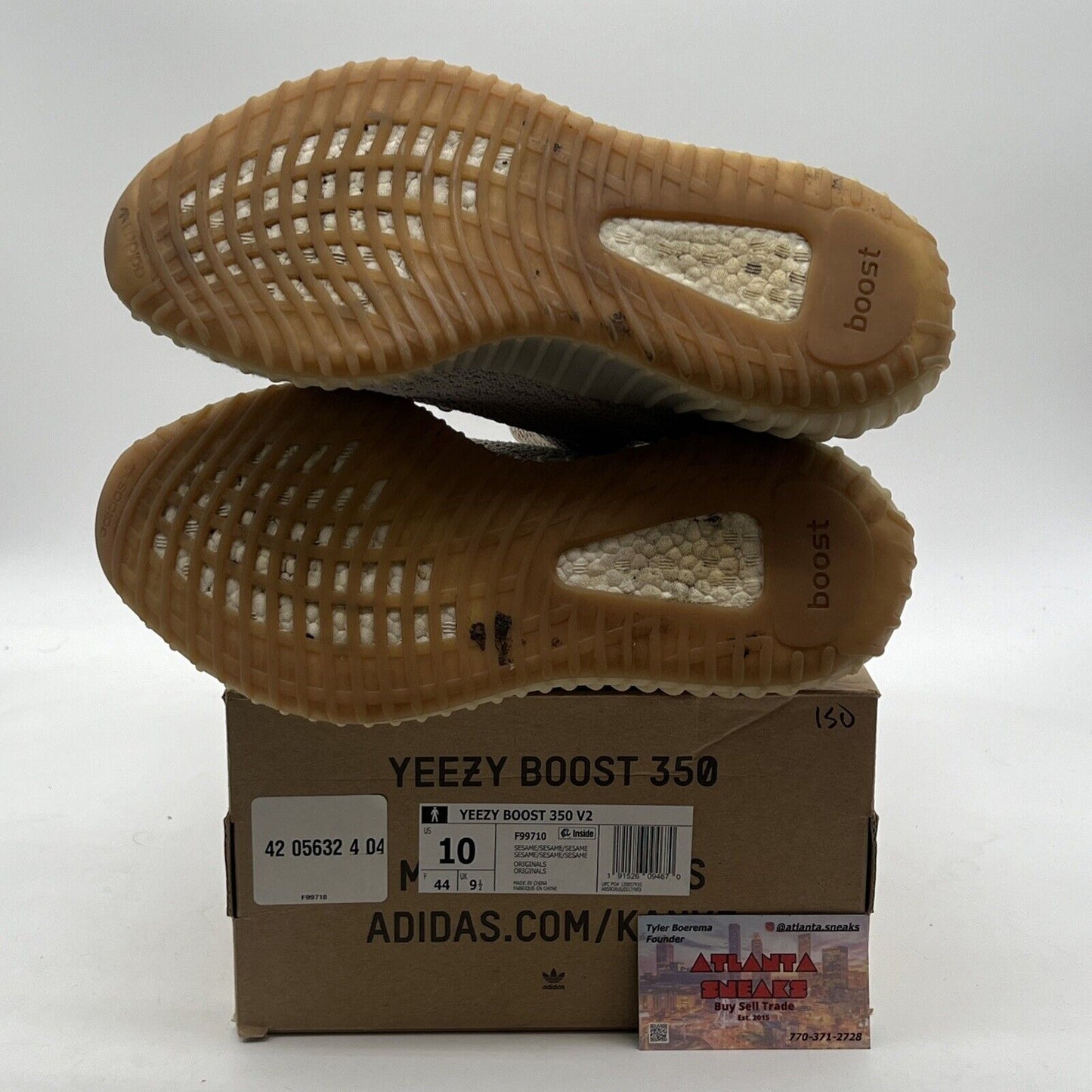 Size 10 - adidas Yeezy Boost 350 V2 Low Sesame (F99710)