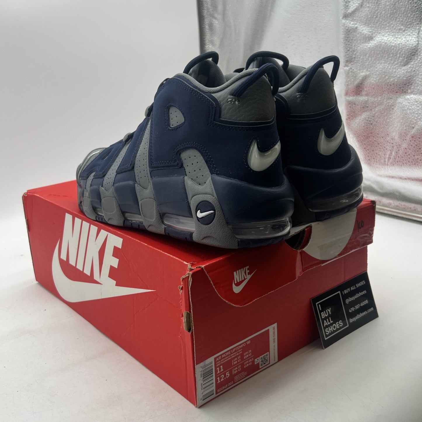 Size 11 - Nike Air More Uptempo Georgetown (921948-003)