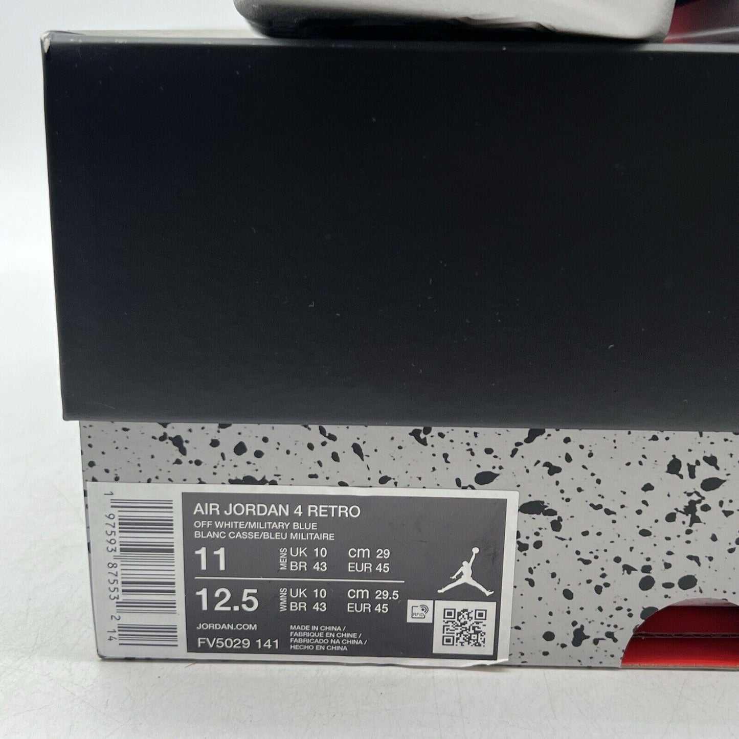 Size 11 - Air Jordan 4 Retro 2024 Military Blue White Leather (FV5029-141)