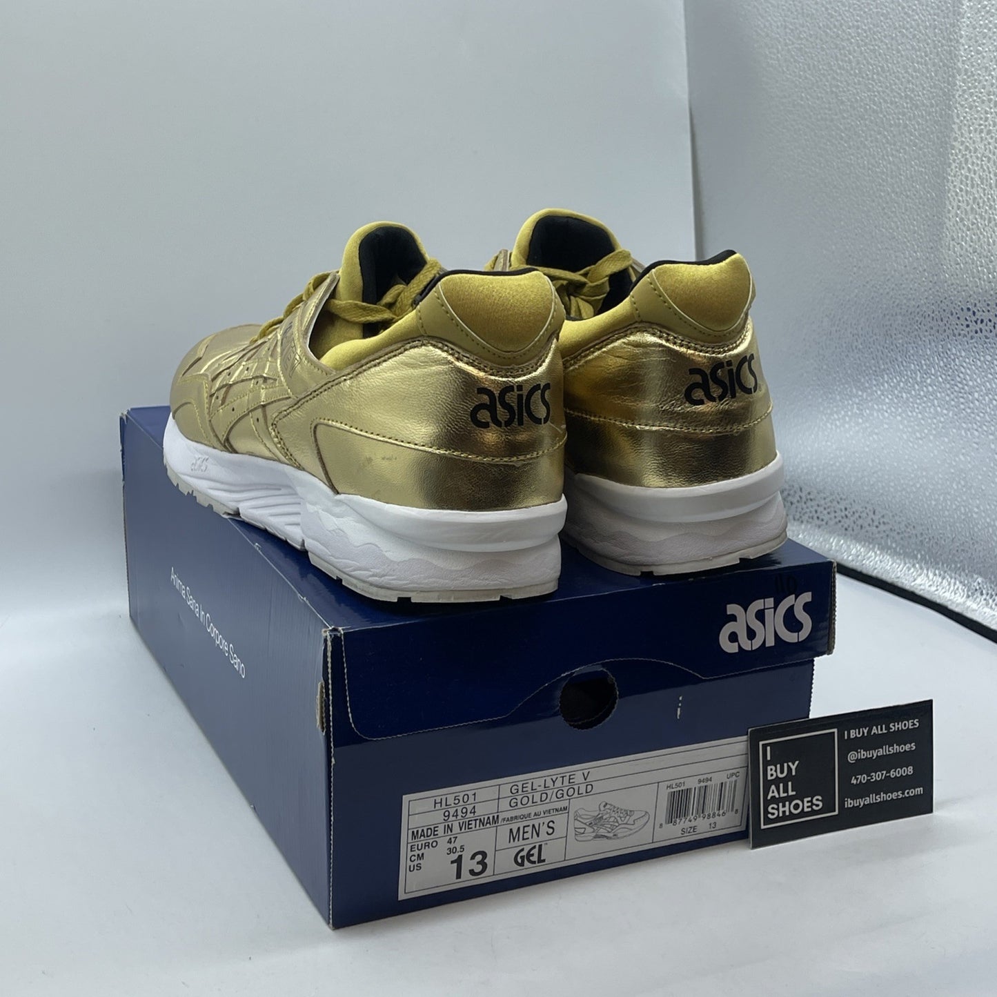 Size 13 - ASICS Gel Lyte 5 Champagne Gold  Suede Leather (HL501-9494)