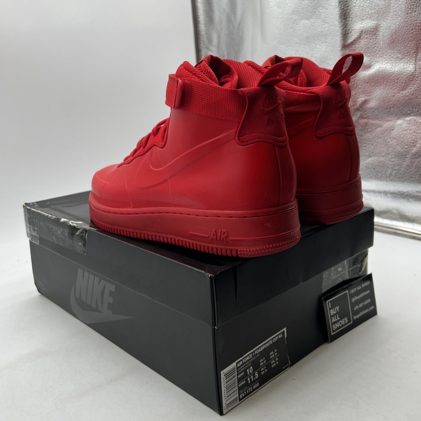 Size 10 - Nike Air Force 1 Foamposite Red (BV1172-600)