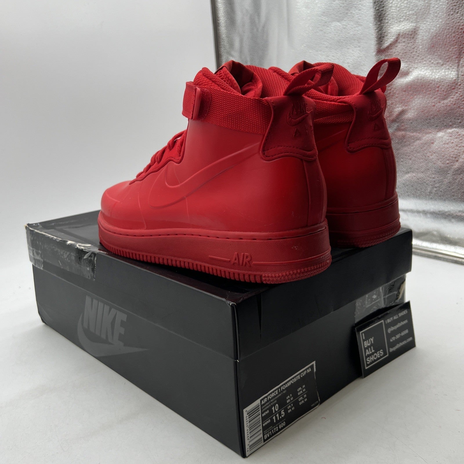 Size 10 - Nike Air Force 1 Foamposite Red (BV1172-600)