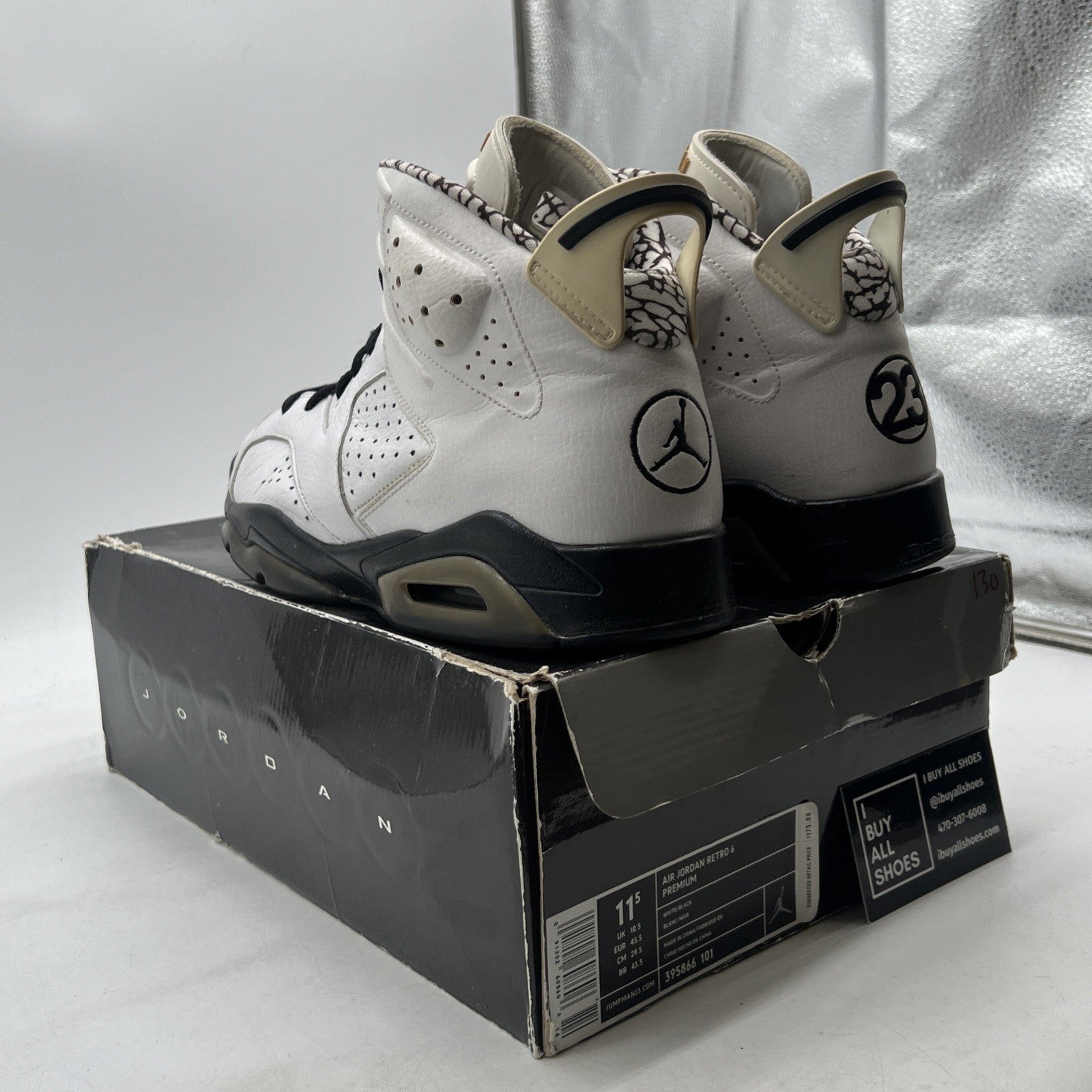 Size 11.5 - Air Jordan 6 Retro Premium Motorsports (305866-101)