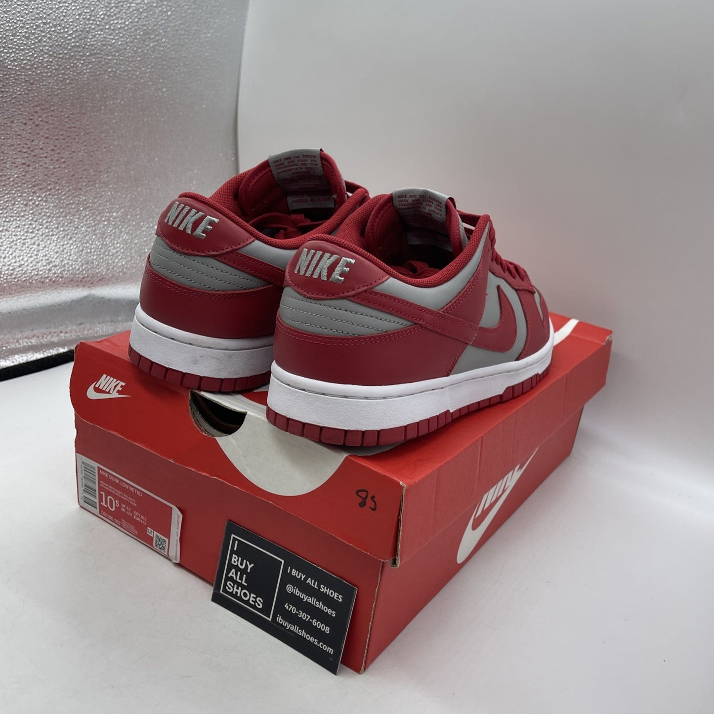 Size 10.5 - Nike Dunk Low SP UNLV 2021 (DD1391-002)