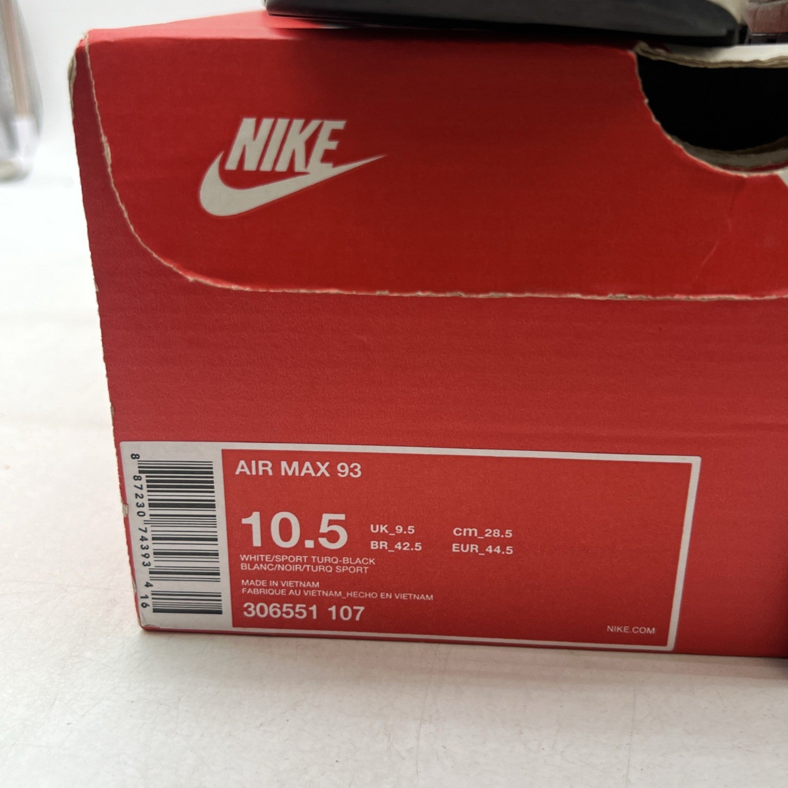 Size 10.5 - Nike Air Max 93 Dusty Cactus (306551-107)