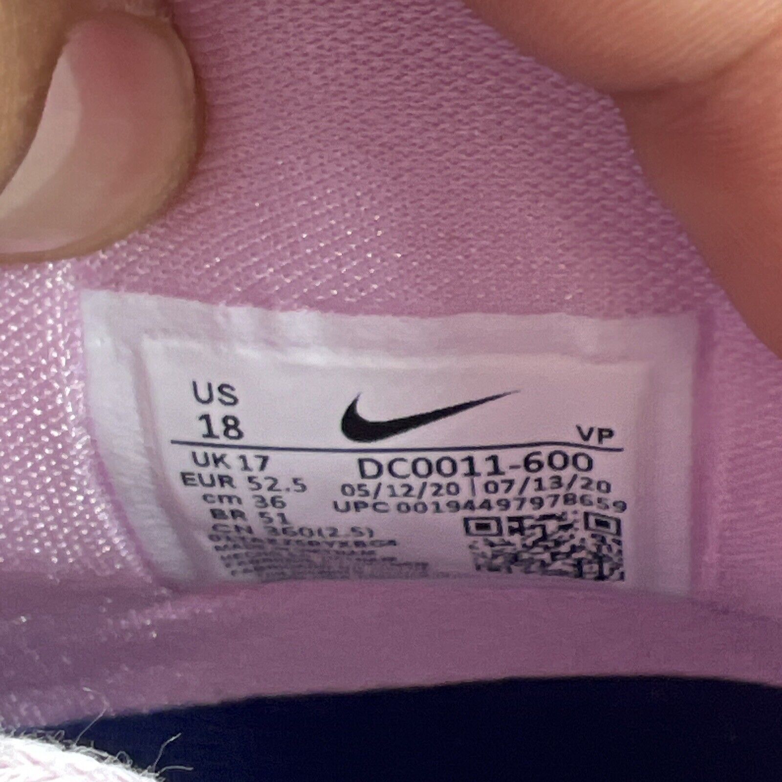 Size 18 - Nike KD 13 Aunt Pearl Navy Pink (DC0011-600)