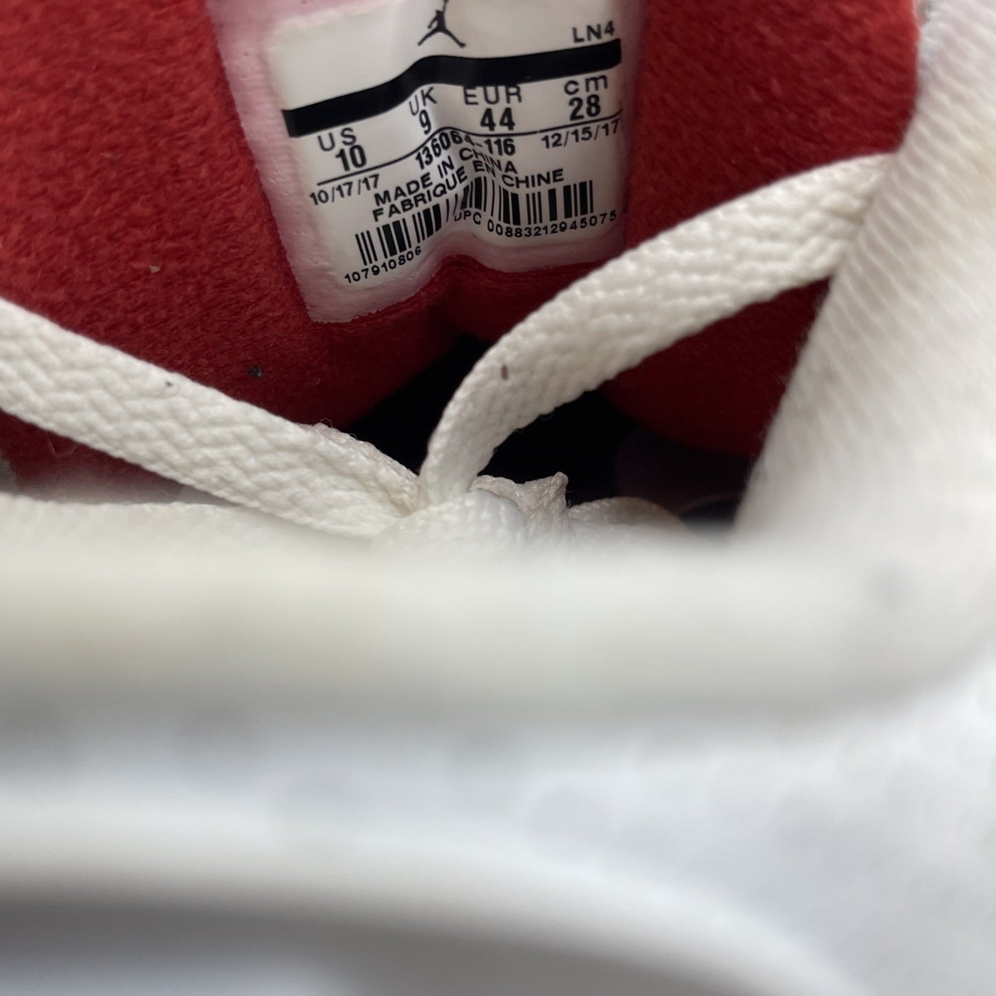 Size 10 - Jordan 3 Retro Hall of Fame 2018 Grey White Leather (136064-116)