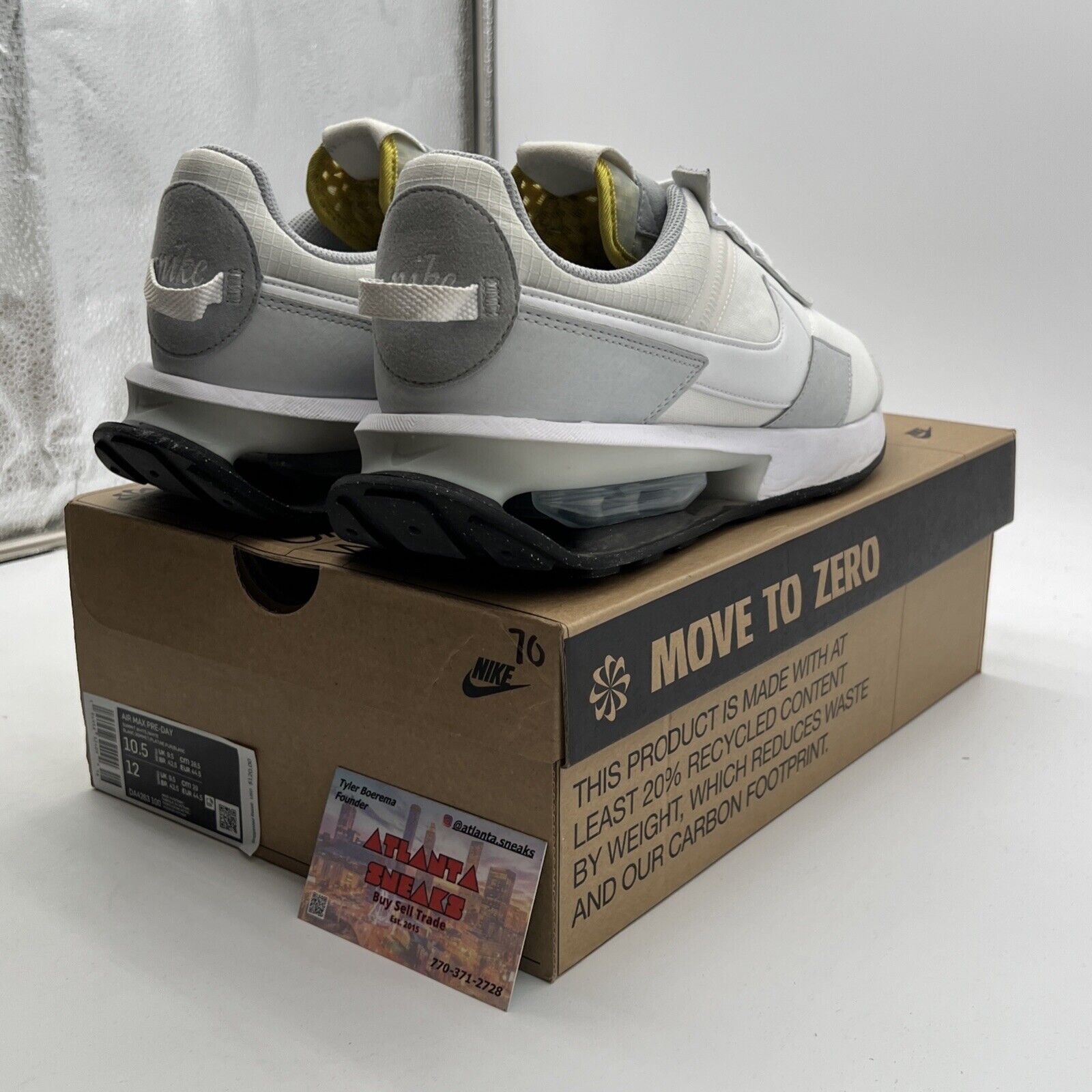 Size 10.5 - Nike Air Max Pre-Day Summit White (DA4263-100)